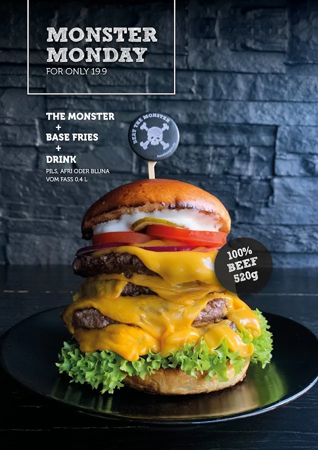 BookNoFees: Restaurant – BaseBurger Restaurant – Bochum – BaseBurger Restaurant, foto 2