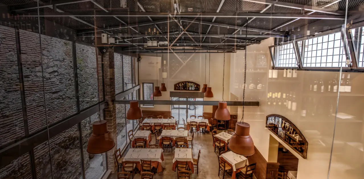 BookNoFees: Restaurant – Romolo alla Mole Adriana – Rome – Romolo bij de Mole Adriana, foto 1