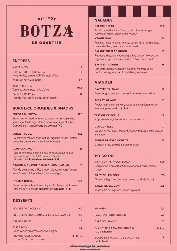 BookNoFees: Restaurant – Botza – Paris – Stem, foto 1