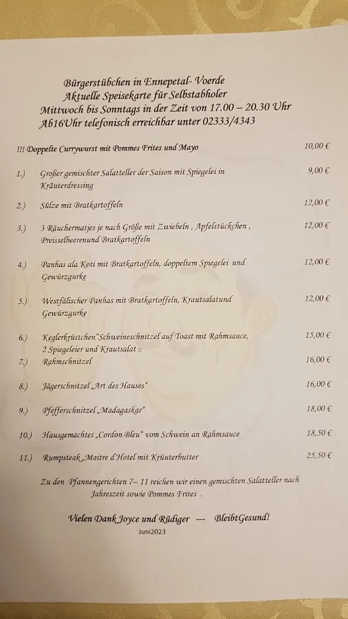 BookNoFees: Restaurant – Bürgerstübchen – Ennepetal – Buurtcafé, foto 2