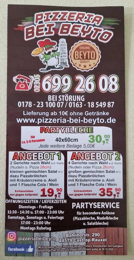 BookNoFees: Restaurant – Pizzeria bei Beyto – Castrop-Rauxel – Pizzeria bij Beyto, foto 2