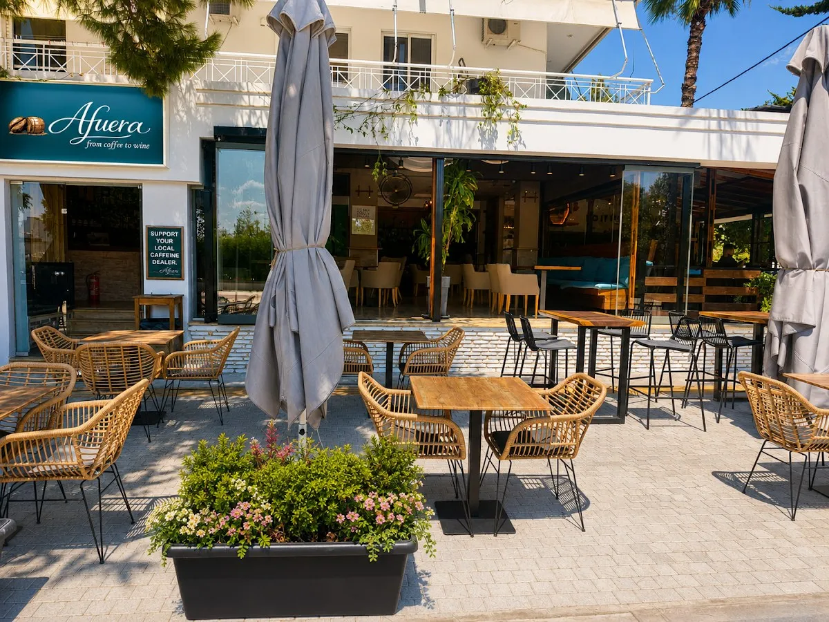 BookNoFees: Restaurant – Afuera – Athens – Buiten, foto 1