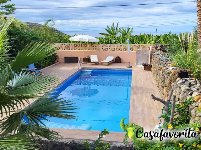 BookNoFees: vakantiehuis in Buen Paso – Casafavorita – Uitzicht op zee en de Teide voor twee