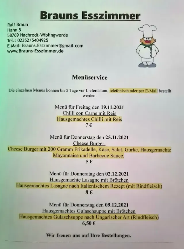 BookNoFees: Restaurant – Brauns Esszimmer – Nachrodt-Wiblingwerde – De eetkamer van Braun, foto 2