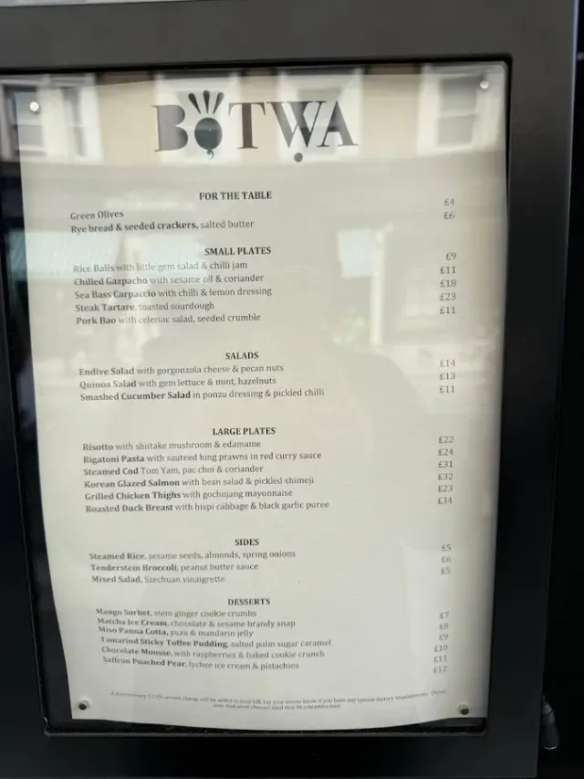 BookNoFees: Restaurant – Botwa restaurant Notting Hill – London – Restaurant Botwa in Notting Hill, foto 2