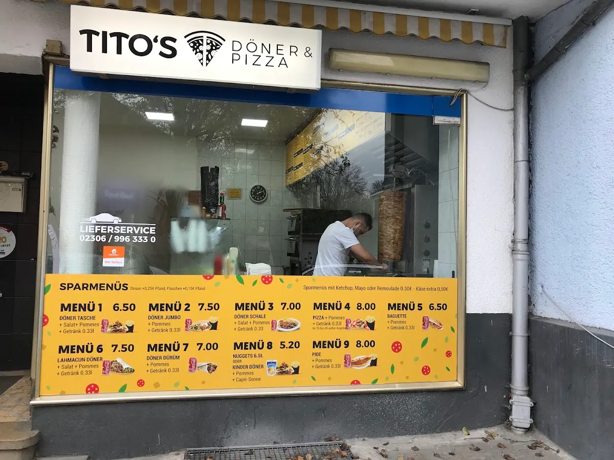 BookNoFees: Snackbar – Tito's Döner & Pizza – Lünen – Tito's Döner & Pizza, foto 1