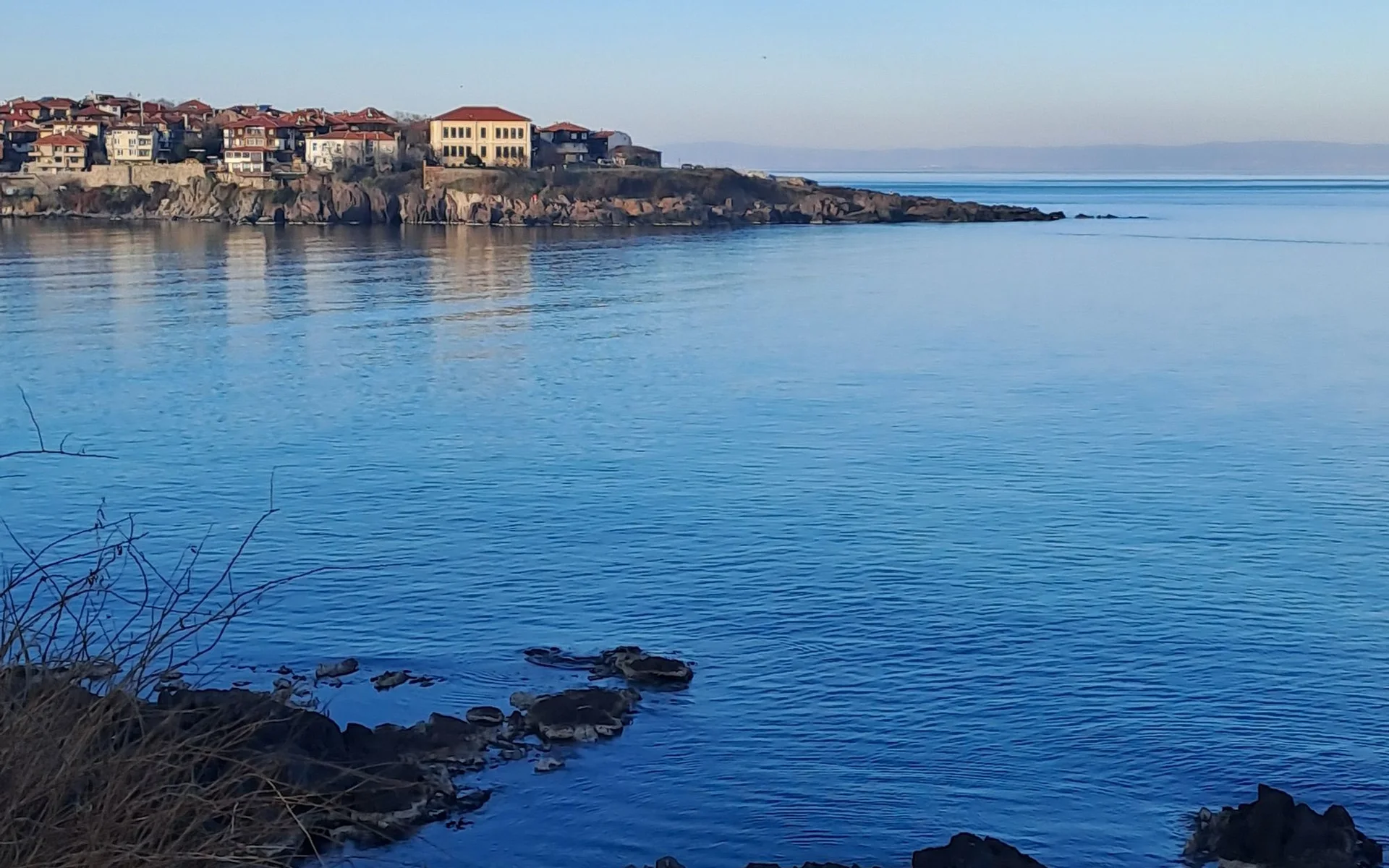 Kust van Sozopol aan de Zwarte Zee